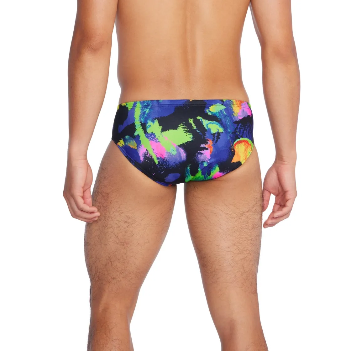 Briefs-Speedo Printed One Brief Black Blue Green