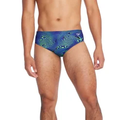Briefs-Speedo Printed One Brief Cobalt Blue
