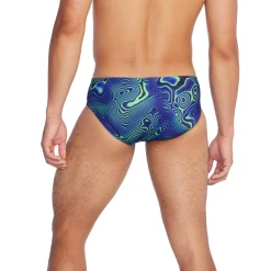 Briefs-Speedo Printed One Brief Cobalt Blue