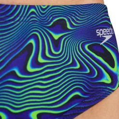 Briefs-Speedo Printed One Brief Cobalt Blue