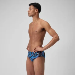 Briefs-Speedo Printed One Brief Space Tiger Punch Blue