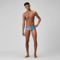 Briefs-Speedo Printed One Brief Acid Rain
