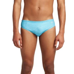 Briefs-Speedo Printed One Brief Scuba Blue