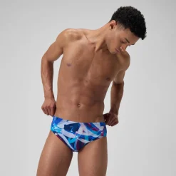 Briefs-Speedo Printed One Brief Paint Splash-Magenta Haze