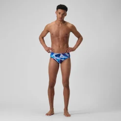 Briefs-Speedo Printed One Brief Paint Splash-Magenta Haze