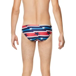 Briefs-Speedo Printed One Brief Red/White/Blue