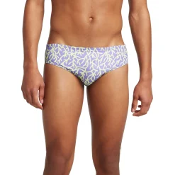 Briefs-Speedo Printed One Brief Purple Green