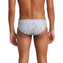 Briefs-Speedo Printed One Brief Purple Green