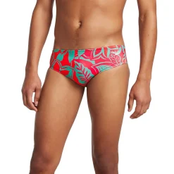 Briefs-Speedo Printed One Brief Pink Turqiouse