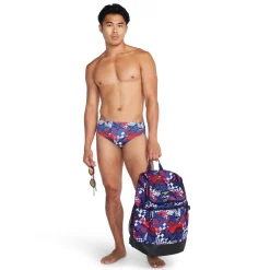 Briefs-Speedo Printed One Brief Cobalt Blue
