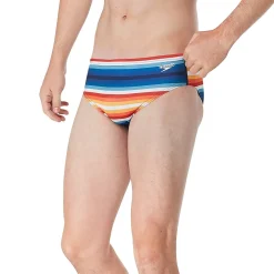 Briefs-Speedo Printed One Brief Even Flow Blue