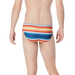 Briefs-Speedo Printed One Brief Even Flow Blue