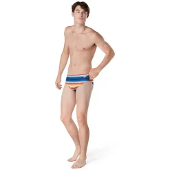 Briefs-Speedo Printed One Brief Even Flow Blue
