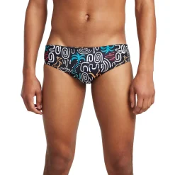 Briefs-Speedo Printed One Brief Black