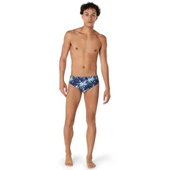 Briefs-Speedo Printed One Brief Wavelet Blue