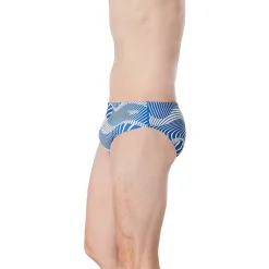 Briefs-Speedo Printed One Brief Wave Blue