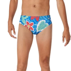Briefs-Speedo Printed One Brief Turkish Sea Blue