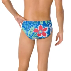 Briefs-Speedo Printed One Brief Turkish Sea Blue