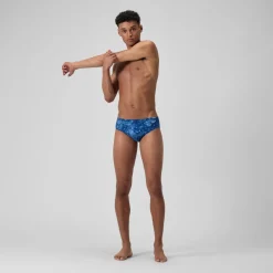 Briefs-Speedo Printed One Brief Booms and Bolts Blue