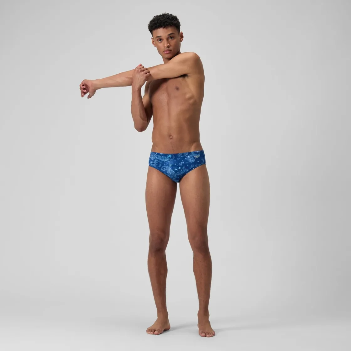 Briefs-Speedo Printed One Brief Booms and Bolts Blue