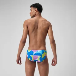 Briefs-Speedo Printed One Brief Geo Dome Lemon Drizzle