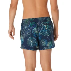 Swim Trunks & Boardshorts-Speedo Printed Redondo Edge Volley 14" Sharp Green