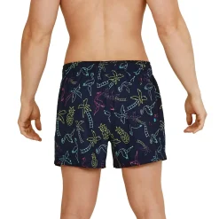 Swim Trunks & Boardshorts-Speedo Printed Redondo Edge Volley 14" Navy