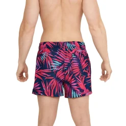 Swim Trunks & Boardshorts-Speedo Printed Redondo Edge Volley 14" Purple