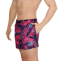 Swim Trunks & Boardshorts-Speedo Printed Redondo Edge Volley 14