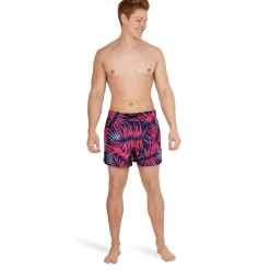 Swim Trunks & Boardshorts-Speedo Printed Redondo Edge Volley 14