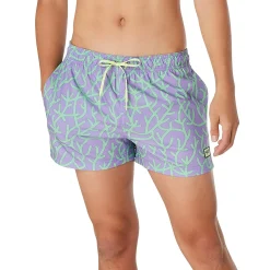 Swim Trunks & Boardshorts-Speedo Printed Redondo Edge Volley 14" Paisley Purple