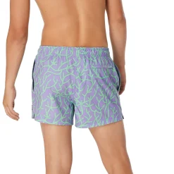 Swim Trunks & Boardshorts-Speedo Printed Redondo Edge Volley 14" Paisley Purple