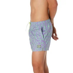 Swim Trunks & Boardshorts-Speedo Printed Redondo Edge Volley 14