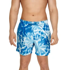 Swim Trunks & Boardshorts-Speedo Printed Redondo Edge Volley 16" Turkish Sea