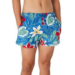 Swim Trunks & Boardshorts-Speedo Printed Redondo Edge Volley 14" Turkish Sea