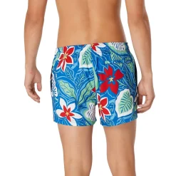 Swim Trunks & Boardshorts-Speedo Printed Redondo Edge Volley 14" Turkish Sea