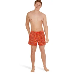 Swim Trunks & Boardshorts-Speedo Printed Redondo Edge Volley 14