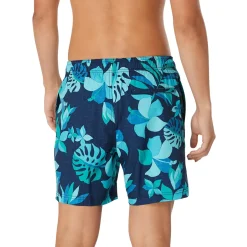 Swim Trunks & Boardshorts-Speedo Printed Redondo Edge Volley 17" Navigate
