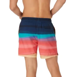 Swim Trunks & Boardshorts-Speedo Printed Redondo Edge Volley 17" Sun Kissed Coral