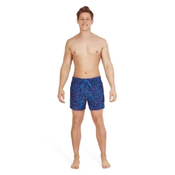 Swim Trunks & Boardshorts-Speedo Printed Redondo Edge Volley 14