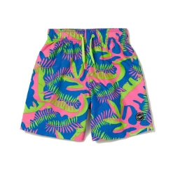 Boys Swimwear-Speedo Printed Redondo Volley 15" Gecko Green