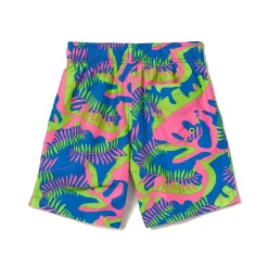 Boys Swimwear-Speedo Printed Redondo Volley 15" Gecko Green