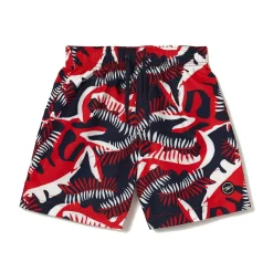 Boys Swimwear-Speedo Printed ondo Volley 15" Red