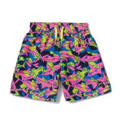 Boys Swimwear-Speedo Printed Redondo Volley 15" Sugar Plum