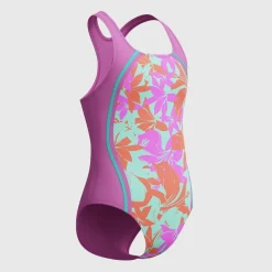 Girls Training|Girls Swimwear-Speedo Printed Sport Splice One Piece