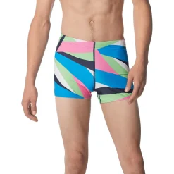 Square Legs-Speedo Printed Square Leg Acid Lime