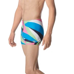 Square Legs-Speedo Printed Square Leg Acid Lime