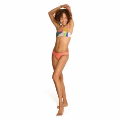 Two Pieces-Speedo Printed Strappy Bikini Top Block Tropics