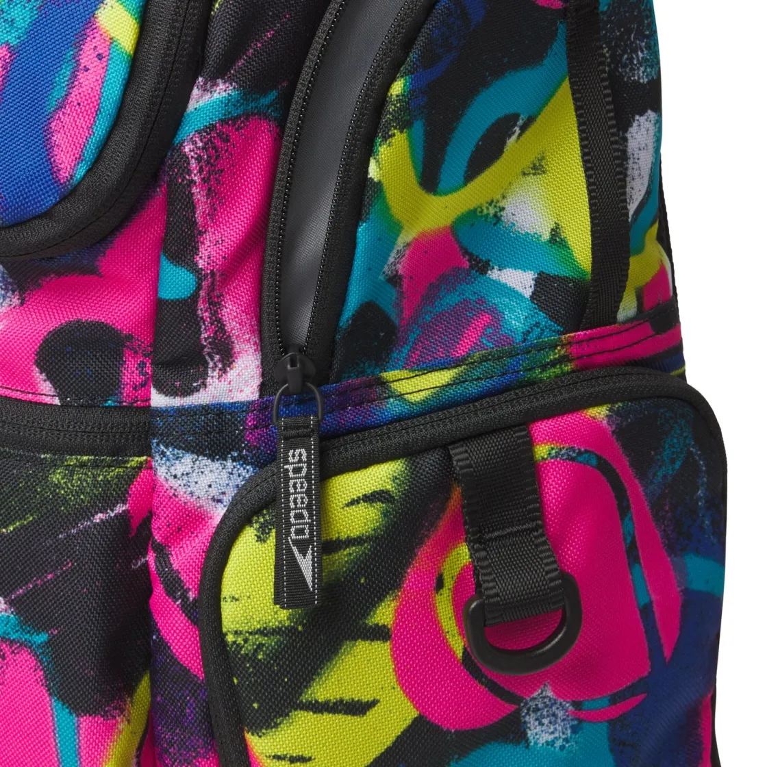 Bags-Speedo Printed Teamster Blue Pink Yellow