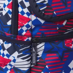 Bags-Speedo Printed Teamster Blue Red